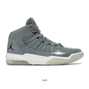 JORDAN MAX AURA COOL GRAY SNEAKERS MID RISE MENS 10.5